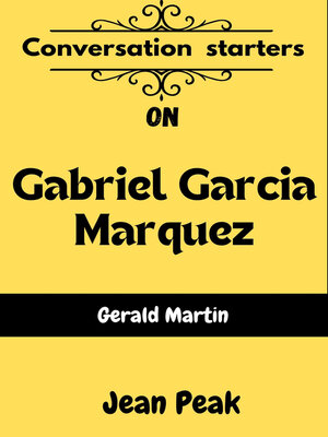 cover image of Conversation Starters on Gabriel Garcia Marquez
